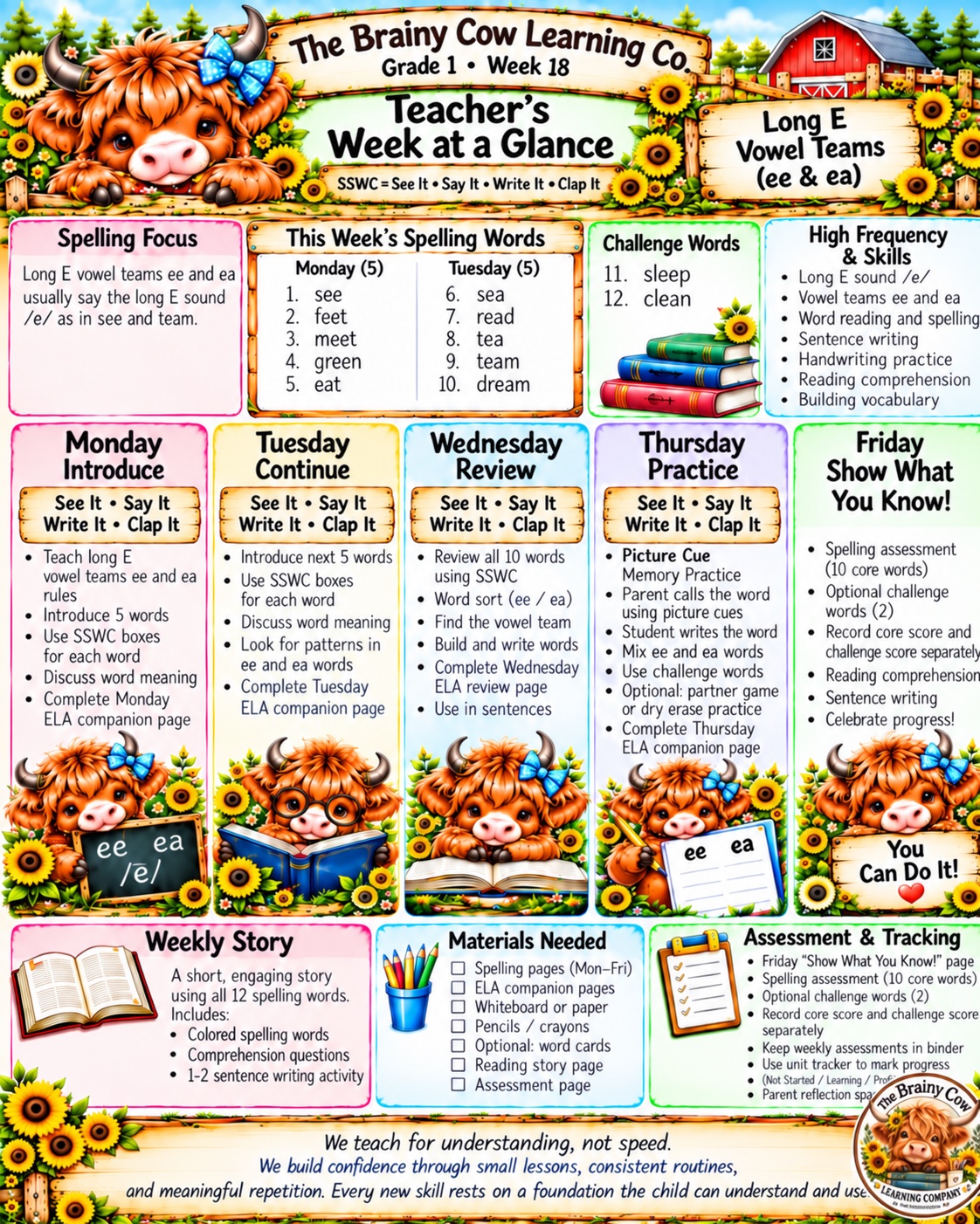 Teacher&rsquo;s Week at a Glance