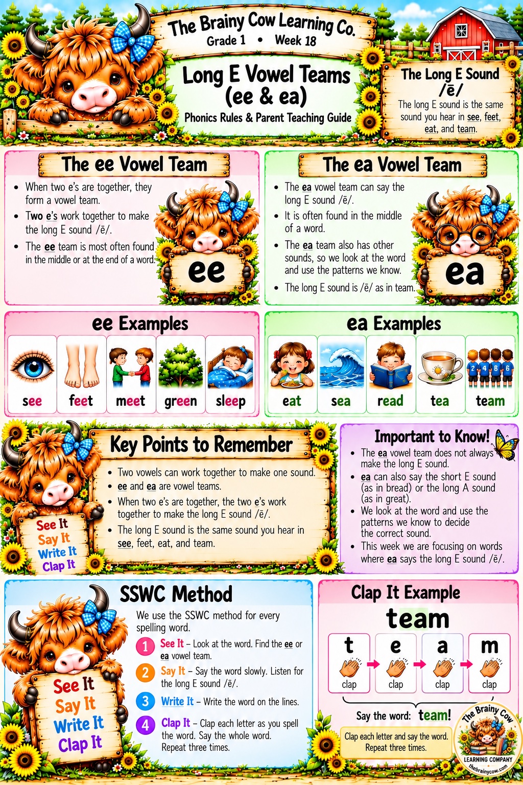 Phonics Rules & Parent Teaching Guide